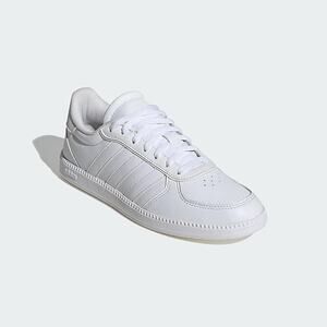 NWT  adidas Women's Breaknet Sleek Sneaker, White/White/White, 10